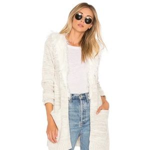 Show Me Your Mumu Roadie Sweater With Sherpa Trim